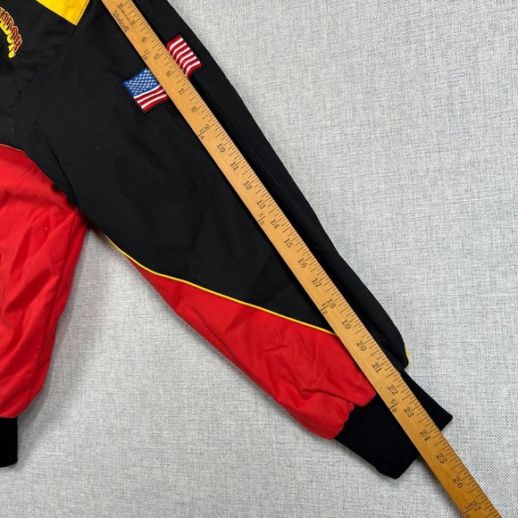 Vintage 90s Thompson & Co Cigars Racing Jacket Men XL Embroidered Patches Bomber - Picture 10 of 14
